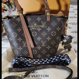 Louis Vuitton Dark Brown Monogram Tote